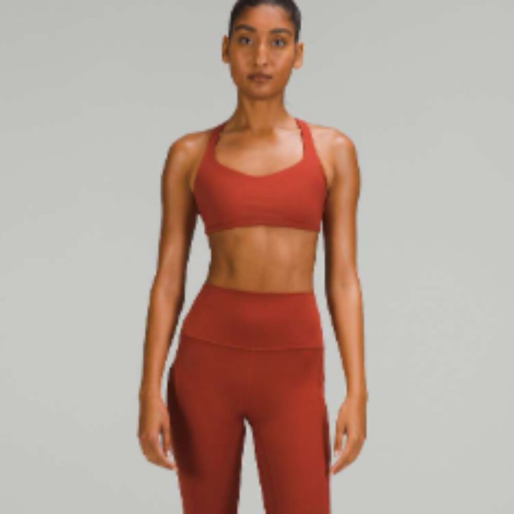 Lululemon Free to Be Bra Cayenne